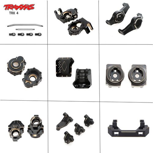 TRAXXAS 升级件 TRX4 TRX6黄铜配重 OP 桥边配重 转向杯 舵机前置