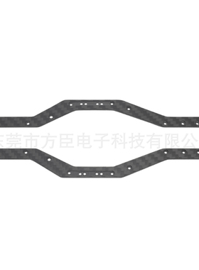 1/24仿真模型车 Axial SCX24 90081碳纤维大梁车架升级配件 1对