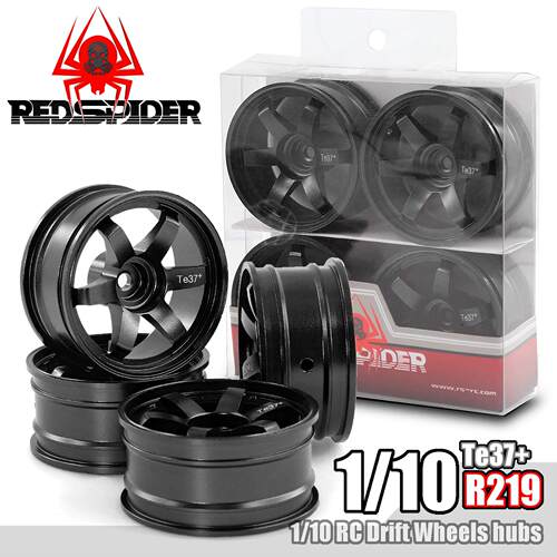 RS红蜘蛛1/10漂移车MST无限YOKOMO京商FWO6 田宫TE37金属轮毂R219