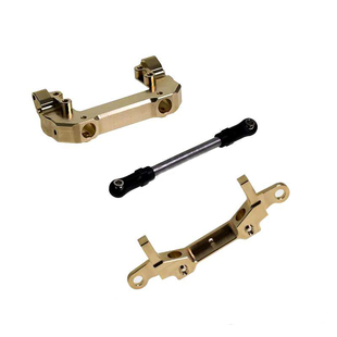 Axial scx10 III AX103007黄铜舵机前置支架后防撞车壳柱支架配件