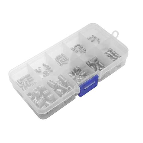 200pcs Stainles Steel Allen Head Socket Hex Set Grub Screw A