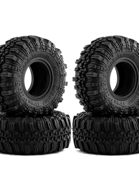 1/18 TRX4M 路虎烈马1.0英寸胎皮轮胎 攀爬车25*57MM SCX24 FMS