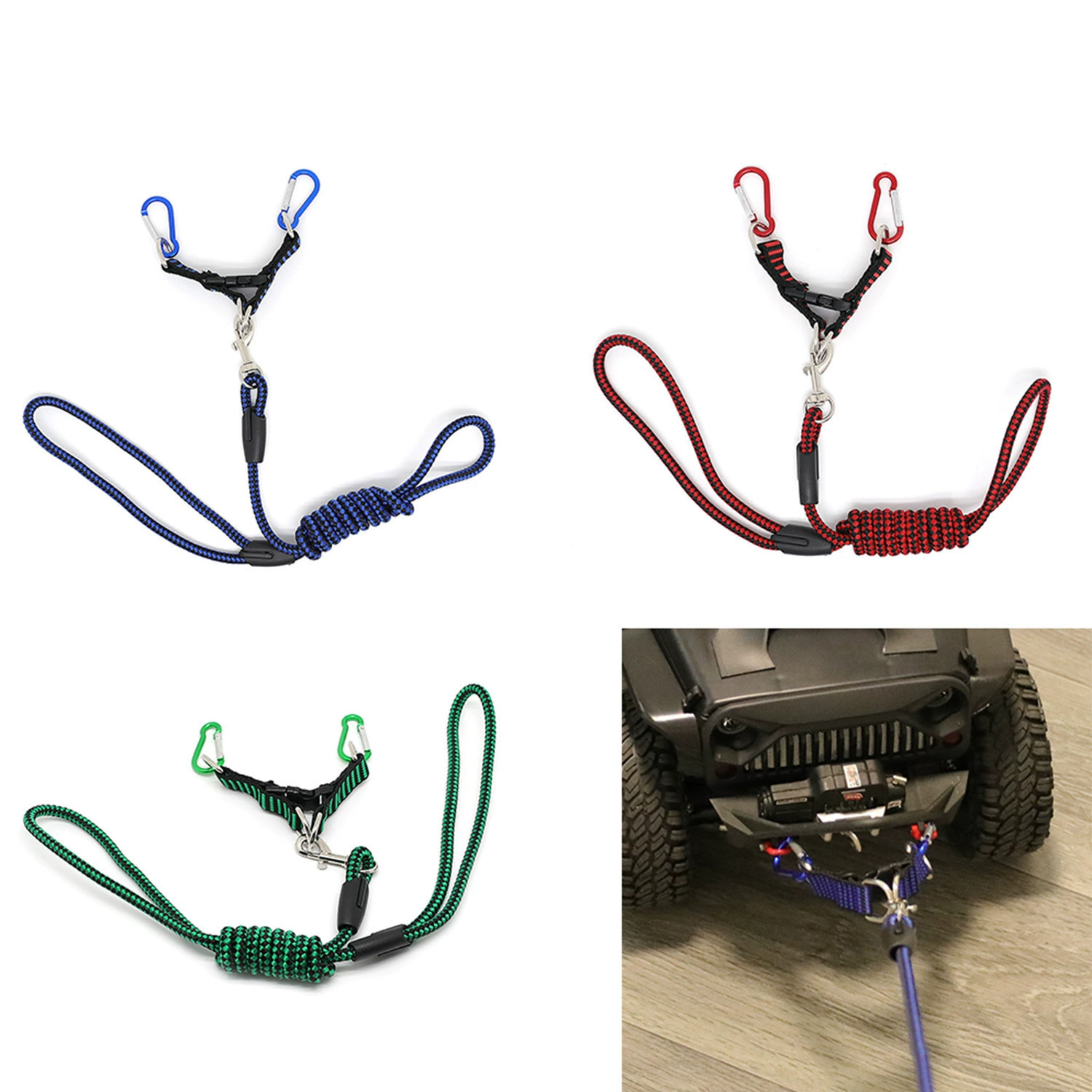 RC1:5 1:8 1:10模型车 牵引绳 攀爬车 拉车绳 大S 大E SCX10 TRX4