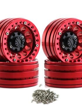 攀爬车1.9寸金属夹片轮毂98/120MM胎皮 RC4WD CC01 轮毂+轮胎 B13