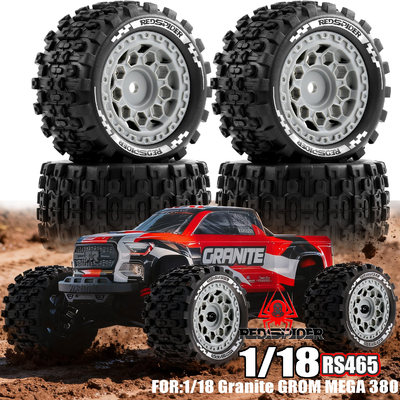 红蜘蛛1/18ARRMA台风 花岗岩TRAXXAS巨石LaTrax Teton大脚胎RS465