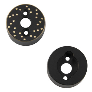 Traxxas 1/18 TRX4M 路虎卫士/福特烈马 黄铜后桥升级配重2pcs