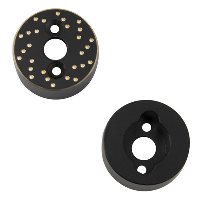 Traxxas 1/18 TRX4M 路虎卫士/福特烈马 黄铜后桥升级配重2pcs