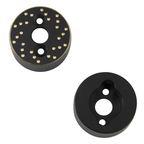 Traxxas 1/18 TRX4M 路虎卫士/福特烈马 黄铜后桥升级配重2pcs