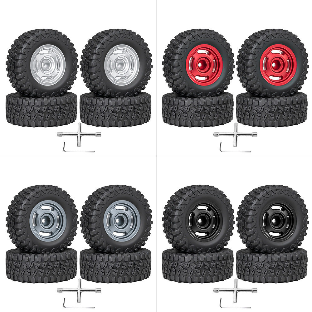 Traxxas1/18 TRX4M MT 1.3寸复古轮胎轮毂 65mm 路虎卫士烈马 款1