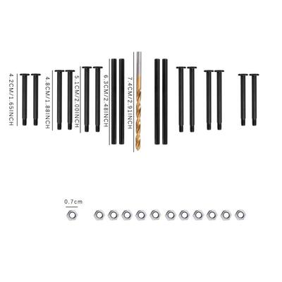 TRAXXAS 1/8 6S 大老鼠 小X 进口中碳合金钢加硬前后悬挂A臂PIN销