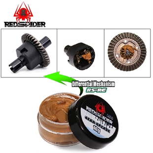 RS红蜘蛛模型车差速器 金属齿轮斜纹齿伞齿 抗磨剂消声润滑油R257