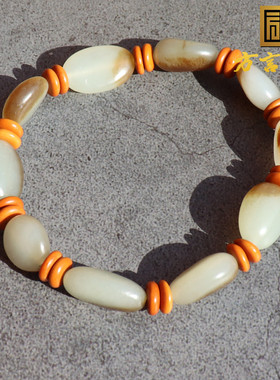 新疆细腻油润且末料随形手串手链