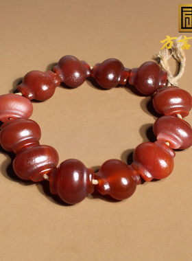 南红玛瑙满肉满红经典灯笼珠