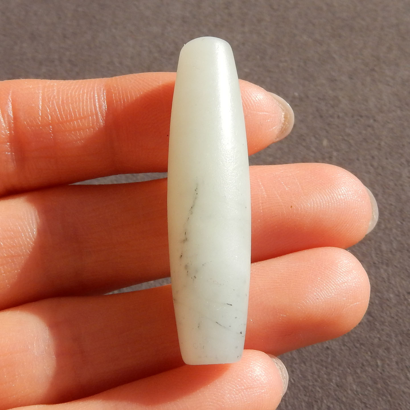 亏麻了方言和田玉精品放巨漏新疆黑白分明意境青花籽料勒子吊坠w1