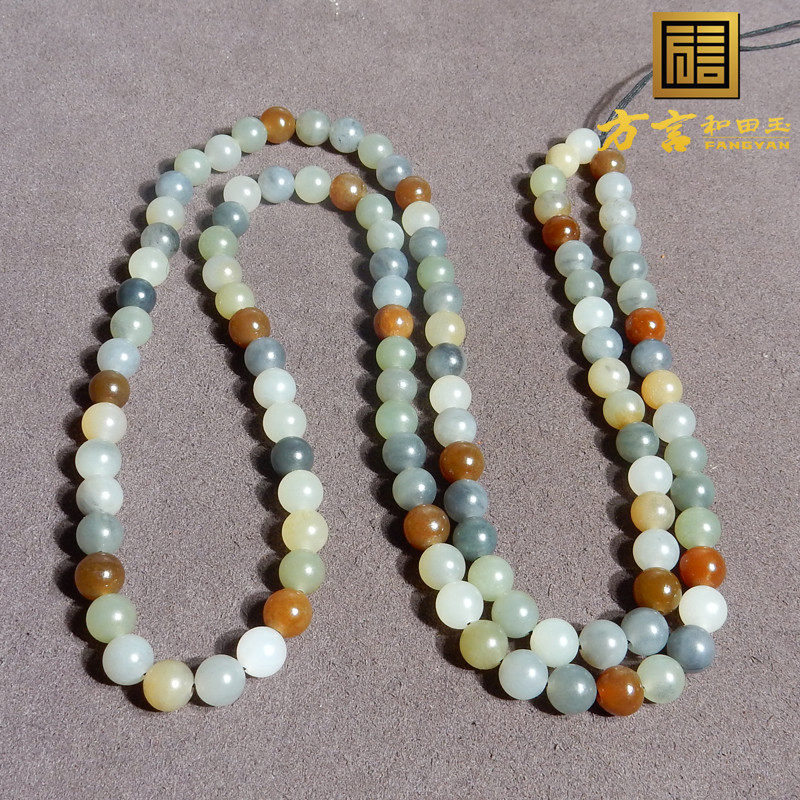 大漠古风楼兰三色玉且末糖青花