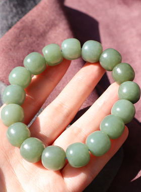 新疆且末蓝色调带糖13mm老型手串