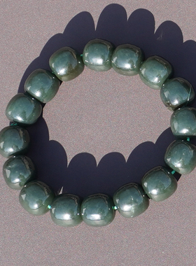 方言和田玉新疆油润高脂蓝调手串