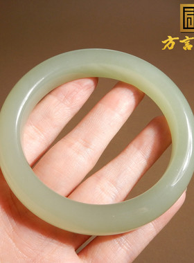 青海老料冰底晴水色57mm正装手镯
