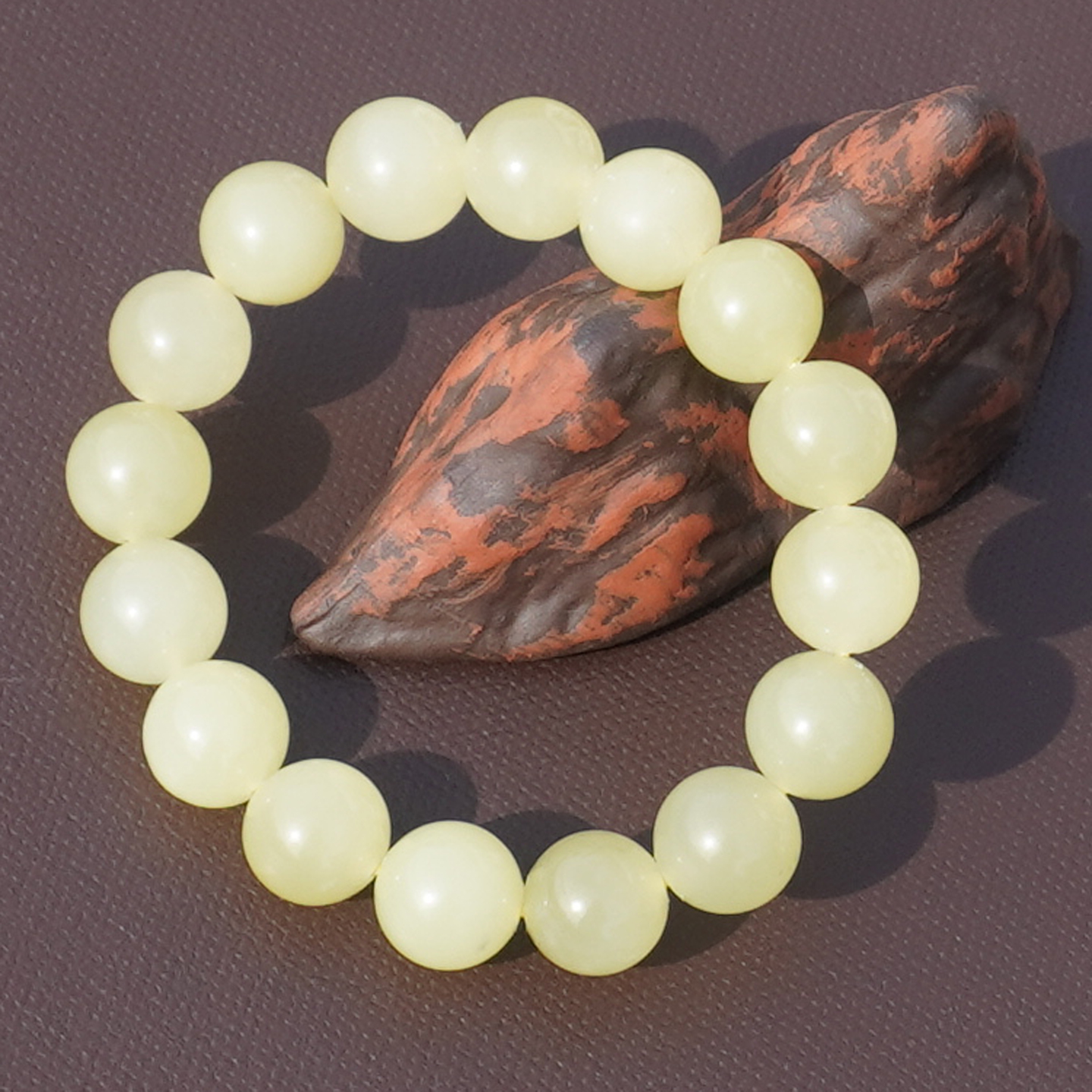 方言和田玉若羌山料名品黄口手串