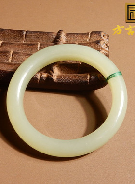 青海老料油细晴水翠56mm正装手镯