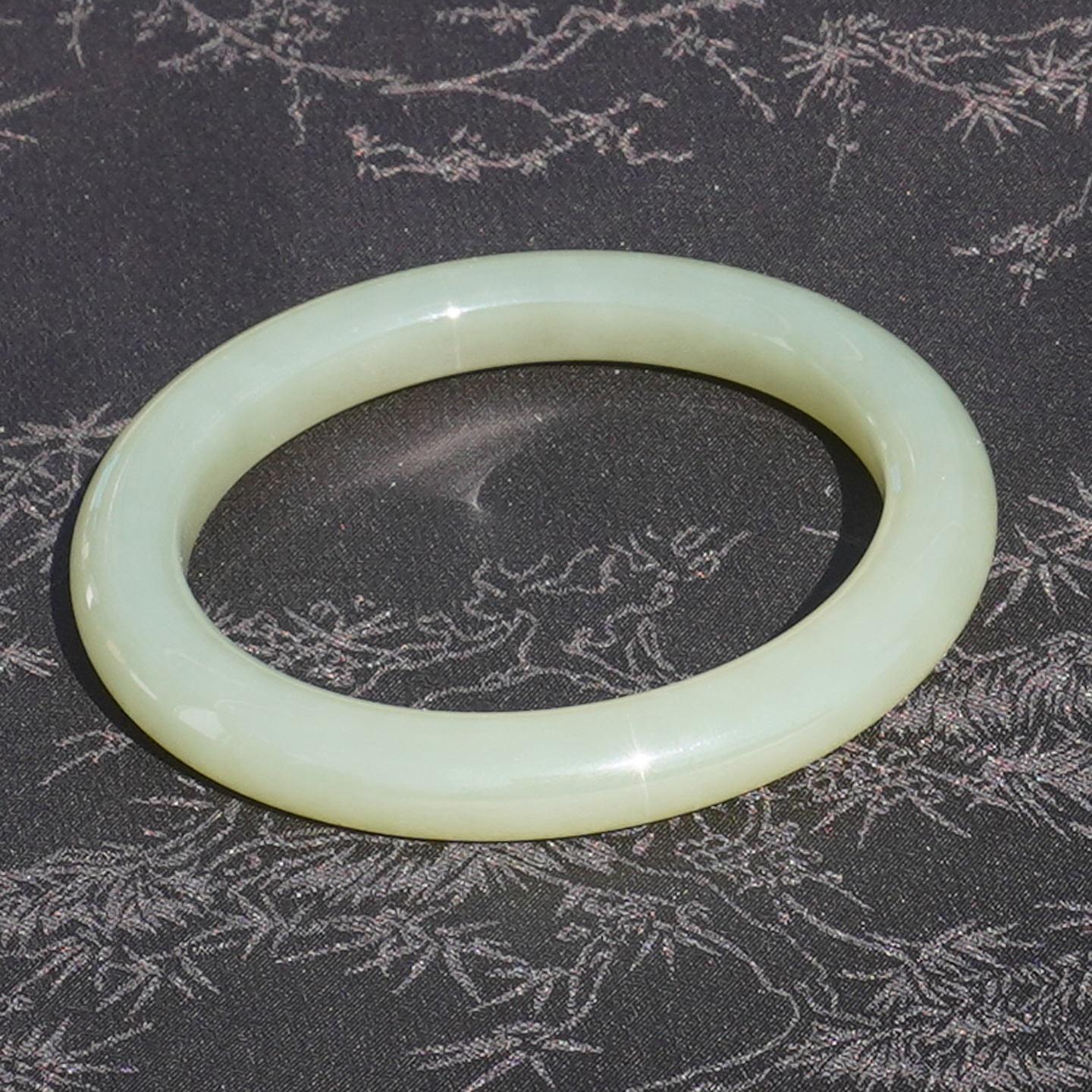 和田玉新疆油润高脂青黄口料手镯