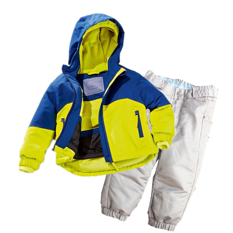 儿童滑雪服套装滑雪上衣裤防水厚