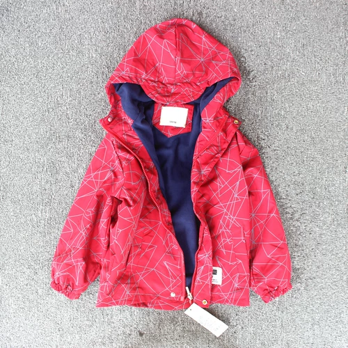 Ветрозащитный плащ для мальчиков для отдыха, демисезонная толстовка с капюшоном, детская флисовая куртка с молнией