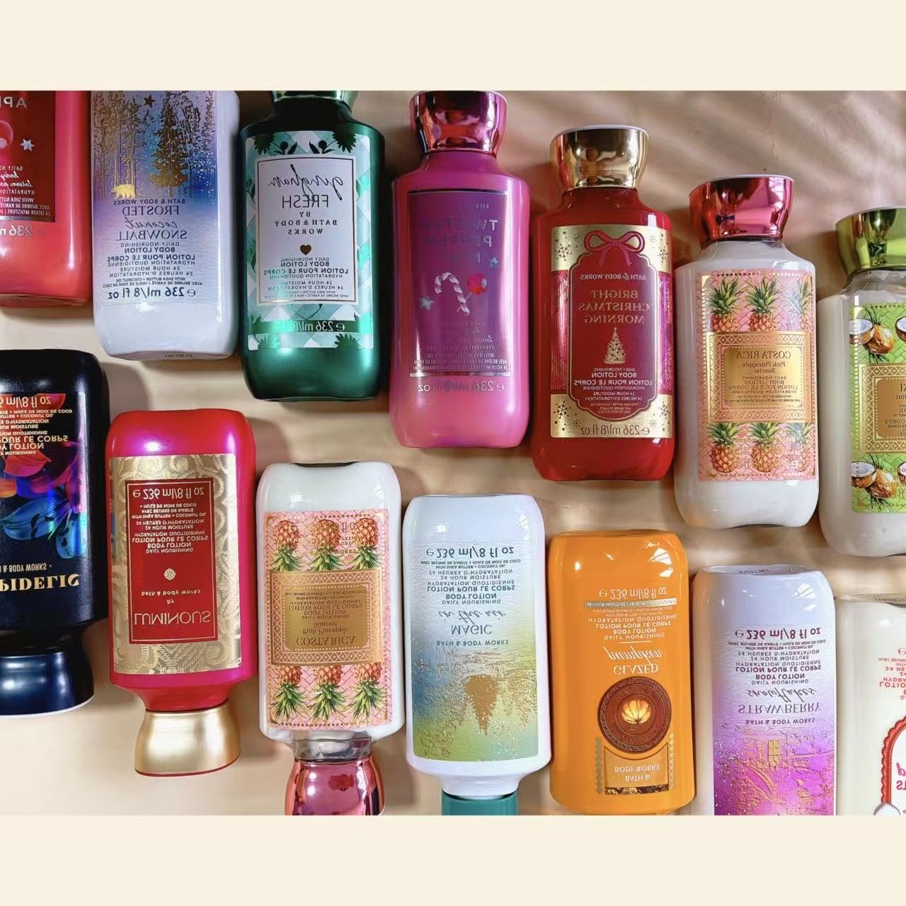 美国BBW身体乳Bath&Body Works现货身体乳保湿滋润香氛乳液236ml