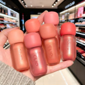 clio雾面哑光唇釉丝绒柔雾唇彩滋润丝滑裸色素颜灰粉色口红无花果