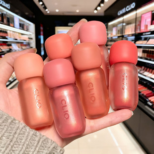 clio雾面哑光唇釉丝绒柔雾唇彩滋润丝滑裸色素颜灰粉色口红无花果