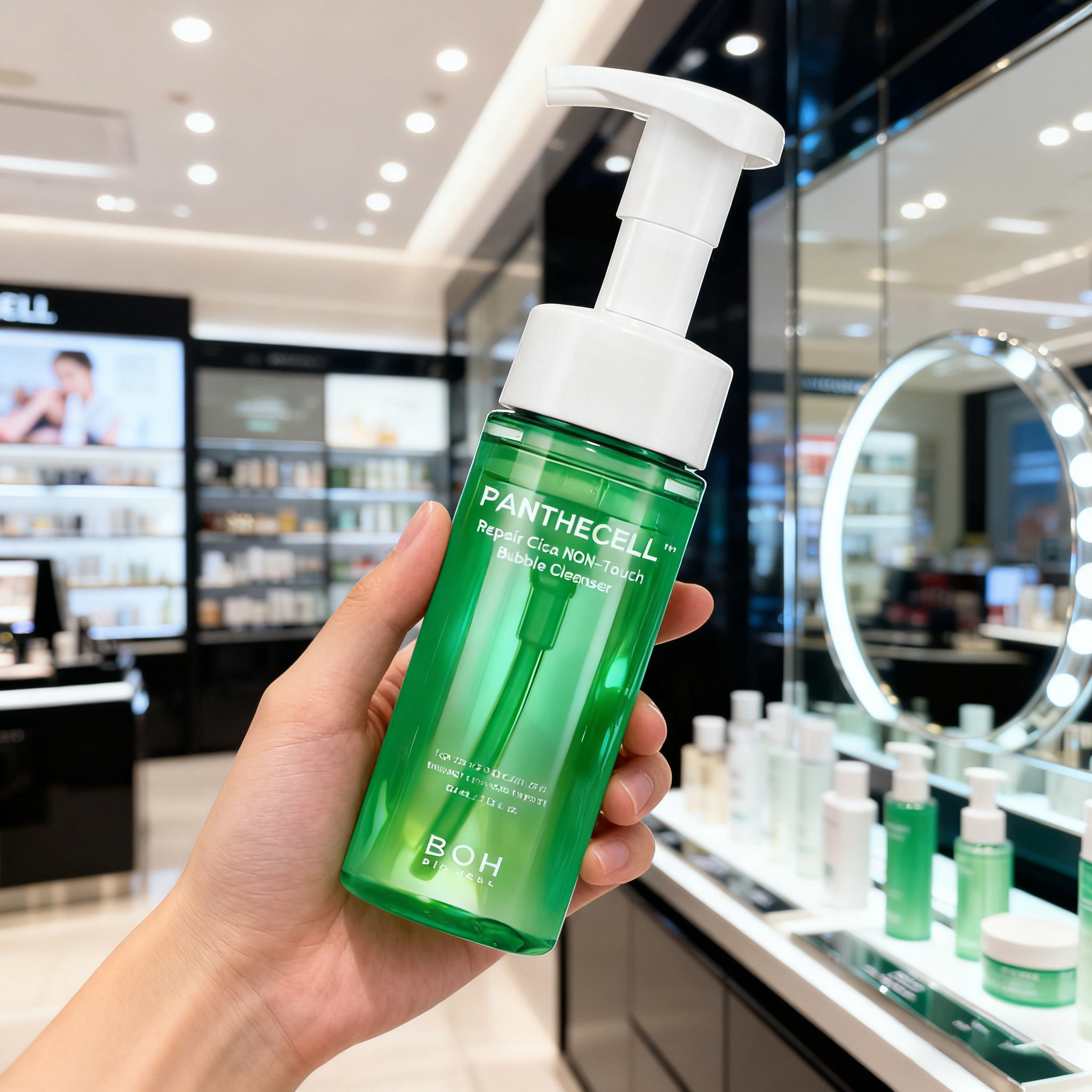 韩国BOH百析珀醇萃积雪草洗面奶舒缓修护温和洁面泡泡水润清洁女