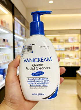 美版！28年新效期 Vanicream薇霓肌本温和氨基酸洗面奶洁面237ml