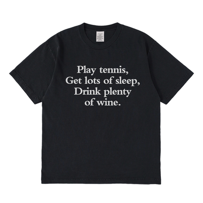 Play tennis短袖t恤小众设计夏季感情侣男女宽松圆领上衣