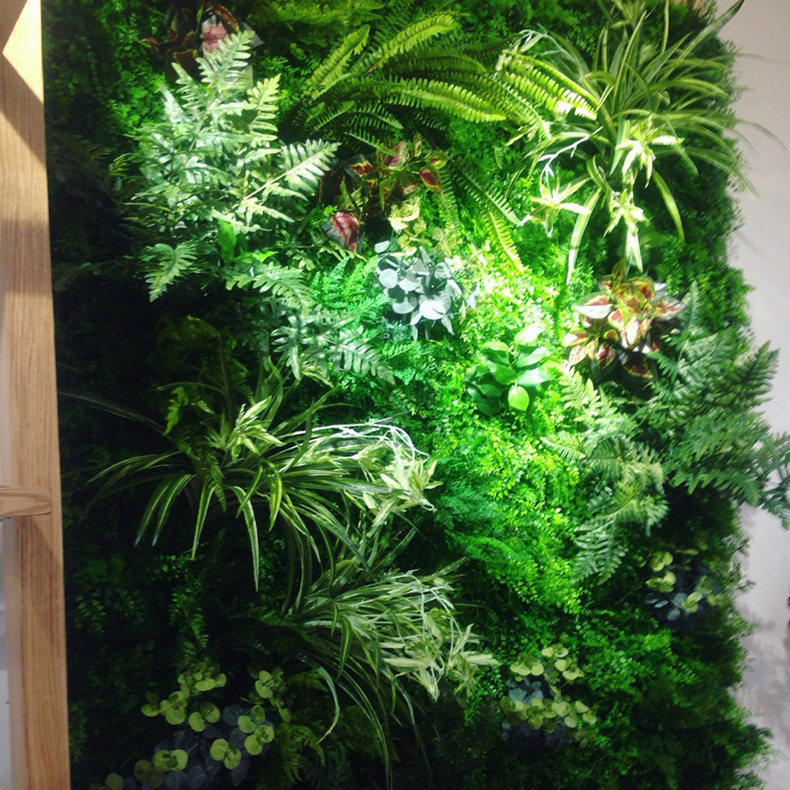 仿真植物墙 立体绿物墙酒店餐厅商场人造假植物墙墙面绿化