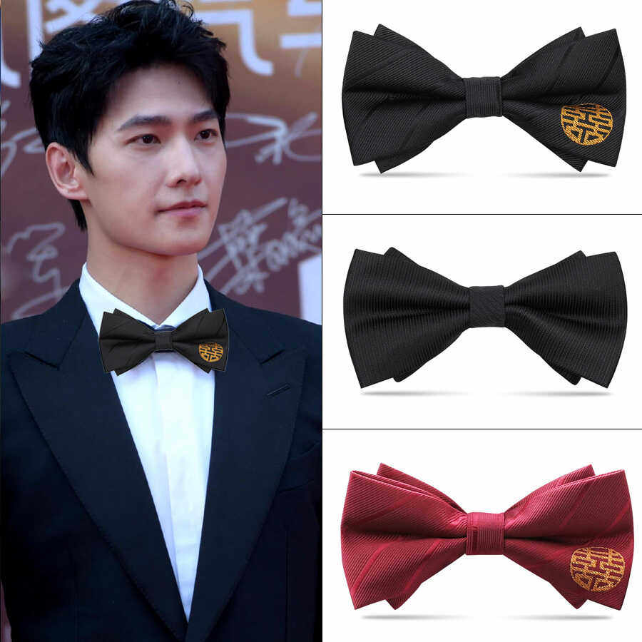 新郎黑色领结结婚婚礼伴郎男士西装衬衫蝴蝶结酒红色领结领带免打,服饰配件/皮带/帽子/围巾,领结,淘宝优惠券,粉丝福利购,淘宝优惠卷