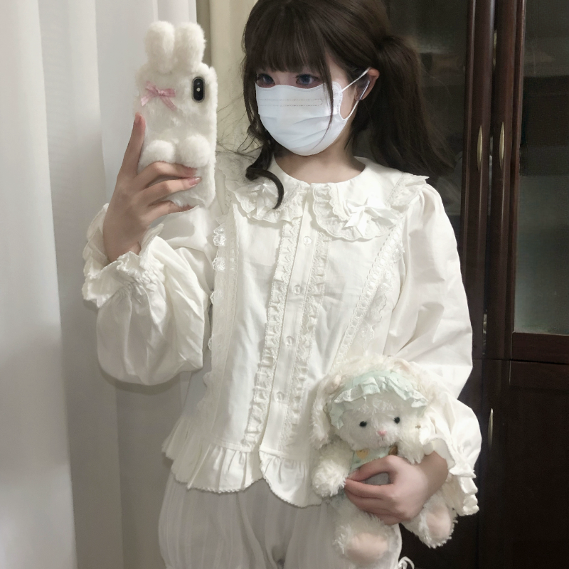 【现货】【待命名】软妹甜美夏季原创可爱短袖衬衫上衣内搭