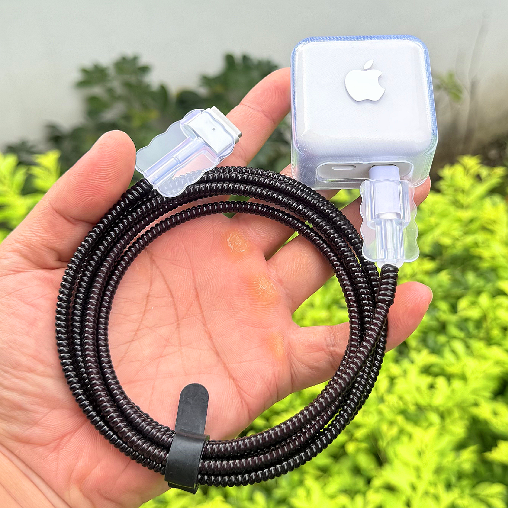 苹果MacBook Air笔记本35W 30W电源充电器壳M4保护套数据线M3绕绳