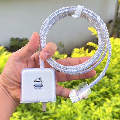 适用苹果MacBook Air笔记本M5 M4 30W 35W 40W充电器数据线保护套