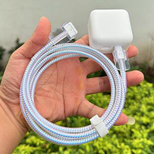 苹果MacBook Air 35W充电器保护壳电源外套M2 M3 M4数据线缠绕绳