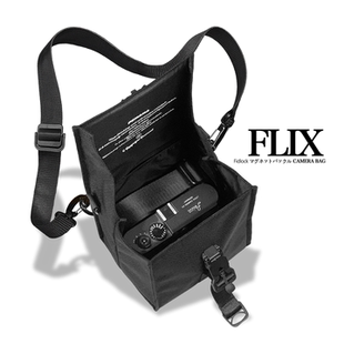 FLIX 磁吸相机包弹道尼龙收纳包适用徕卡佳能R50尼康Z30富士T50微单摄影包防水可挂可斜挎休闲专业双肩带