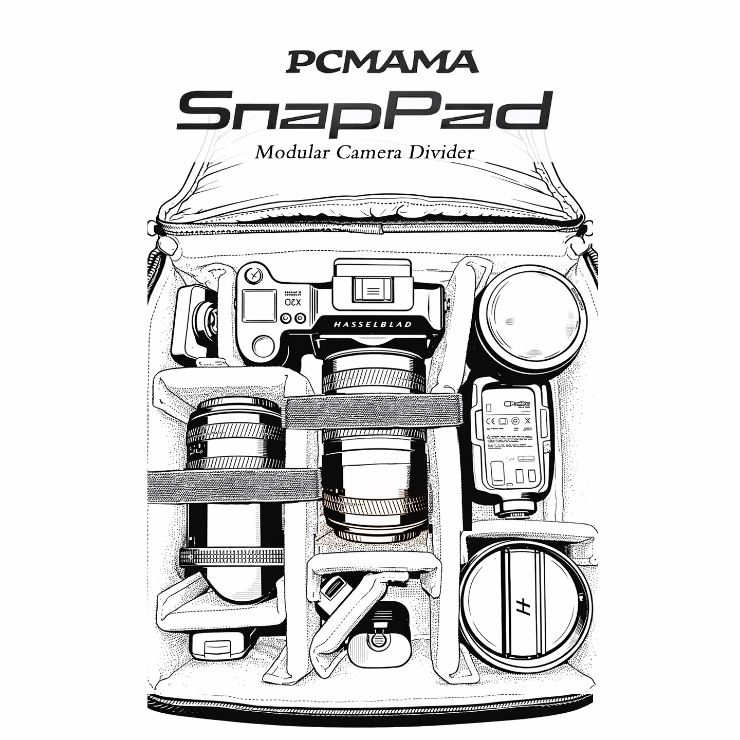 SnapPadDivider模块化收纳系统图片