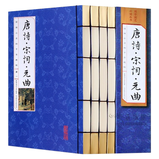 218线装竖版】唐诗宋词元曲正版全集4册三百首中国古诗词大会李清照苏轼初高中学生版选读赏析古典文学书国学藏书籍全套鉴赏辞典