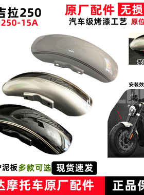 奔达金吉拉250前挡泥板前轮护泥档水泥板BD250-15A摩托车原厂配件