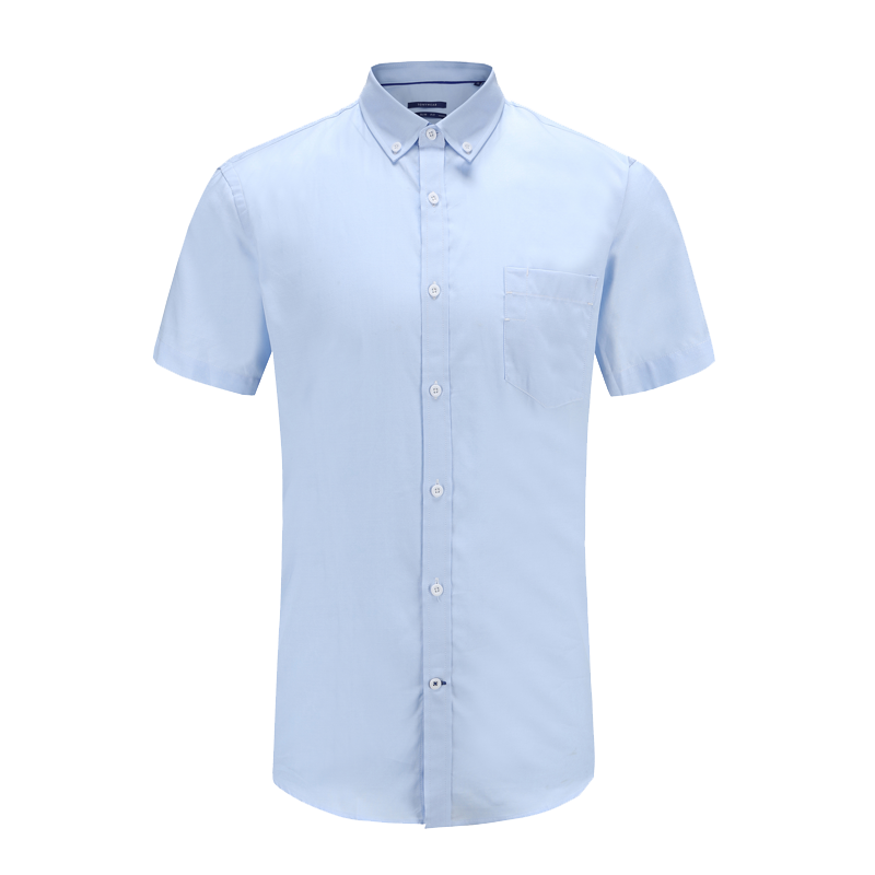 tonywear素色扣领包邮短袖衬衫