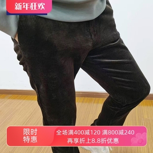 灯芯绒透气舒适纯色小直筒休闲长裤 TONY WEAR汤尼威尔秋冬男士