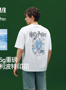 森马哈利波特美式夜光短袖T恤男