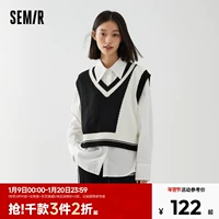 Semir, модная рубашка, короткая осенняя майка топ, элегантный комплект, простой и элегантный дизайн