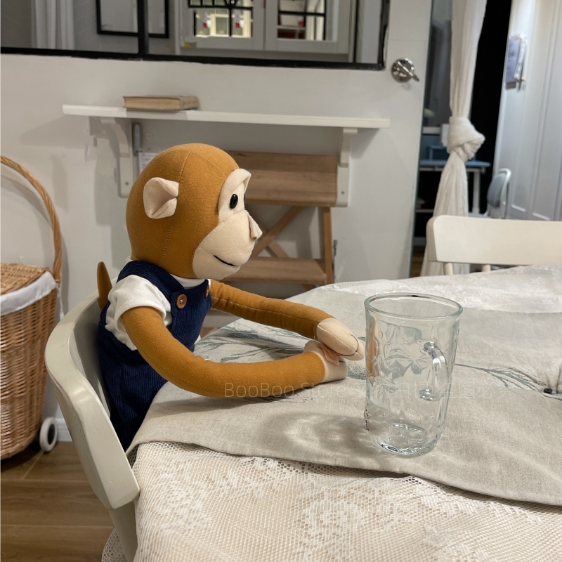 童年玩伴儿时的记忆微笑童年小猴子公仔玩偶生日礼物陪睡安抚玩具