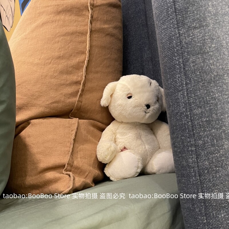 原创一只困困的坚强的伤疤小狗玩偶柔软毛绒公仔治愈系安抚礼物