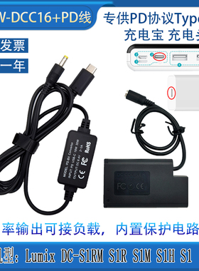 适用松下DMW-BLJ31假电池DC-S1M S1R S1RM S1H外接PD/TYPE-CDCC16